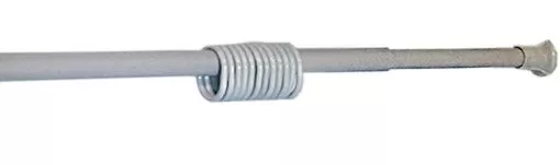 Карниз для ванной раздвижной серый (120-210см)