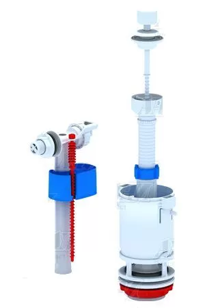 WС-4050 Набор с боковой подводкой шток пластик эконом АНИ ПЛАСТ