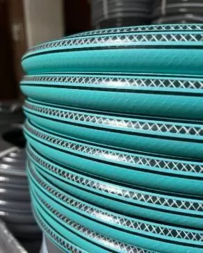 Шланг арм d=3/4" 25м бирюзовый с прозрачной полосой ТЭП
